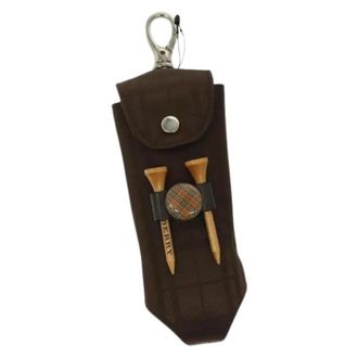 Burberry Pre-owned Accessories, female, Brown, Size: ONE SIZE Pre-owned Golf Ball Case