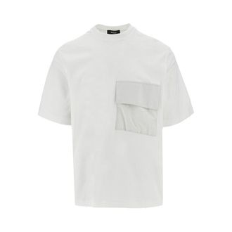 Herno Boxy Fit T-shirt with nylon pocket Man S