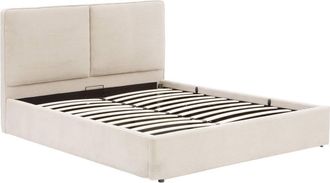 Atmosphera Cama Con Cajones Wonta Rectangular, 160 X 200 Cm, Color Beige - Atmosphera Cr&eacute;ateur DInt&eacute;rieur