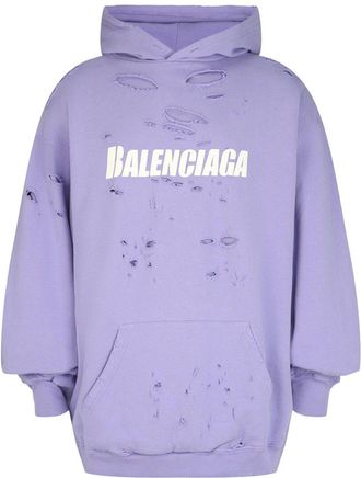 Balenciaga Caps Destroyed Hoodie