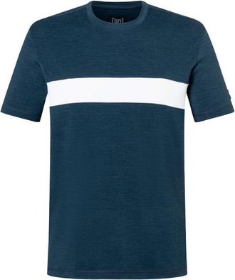 super.natural Montana Brush Tee Merinoshirt f&uuml;r Herren | blau