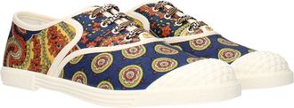 Valentino Garavani Mens Multicolor Fabric Low Top Sneakers