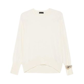 Liu Jo Maglieria Girocollo - - Knitwear - Donna - Bianco - M