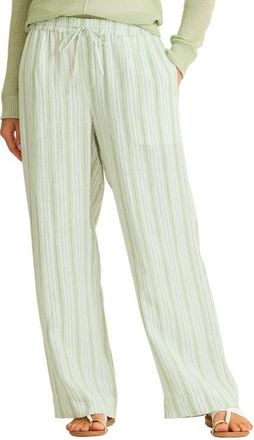 Tommy Bahama Beach Breeze Dobby Wide Leg Pants in Light Margarita at Nordstrom, Size X-Large