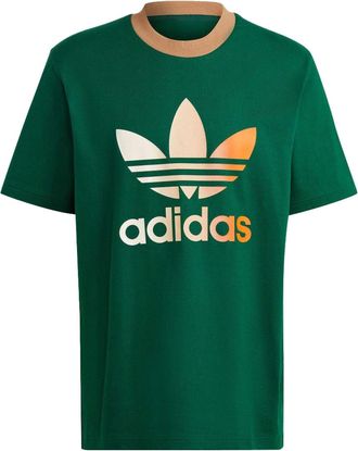 adidas Adicolor 70s Premium Trefoil T-shirt Asia Sizing Dark Green IP6969