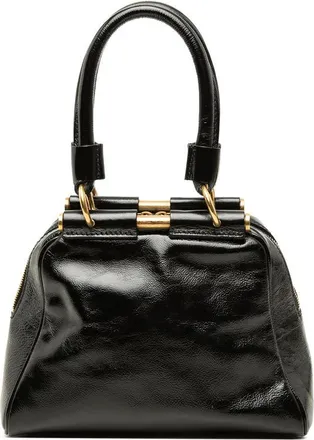 Saint Laurent Pre-owned Saint Laurent Small Patent Majorelle Handbag Ladies XYS32AHBSM0DU1O5