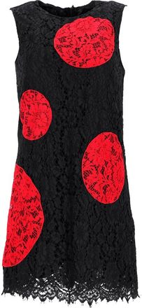 Dolce & Gabbana Polka Dot Lace Detail Mini Dress (Authentic Pre-Loved)
