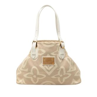 Louis Vuitton Pre-owned Handbags, female, Beige, Size: ONE SIZE Pre-owned Tahitienne Cabas PM