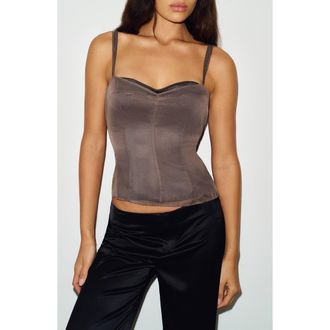 Reformation Fifter Top in Smoke at Nordstrom, Size 10