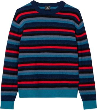 Paul Smith Truien & Vesten, Heren, Veelkleurig, L, Wol, Rondgebreide trui