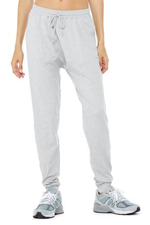 Alo | Conquer Revitalize Pants in Athletic Heather Grey, Size: 2XL