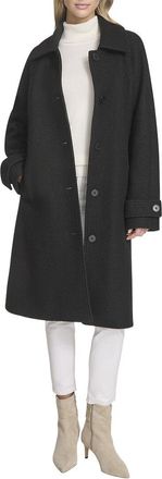 Andrew Marc Jupiter Wool-Blend Balmacaan Coat