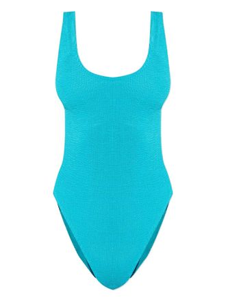 Bond-Eye Mara textured swimsuit - Blue