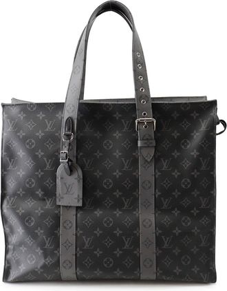 Louis Vuitton Monogram Eclipse Black Noir Monogram Eclipse Handbag Tote Bag (Pre-Owned)