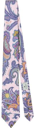 Etro Cravatta con stampa paisley - Rosa