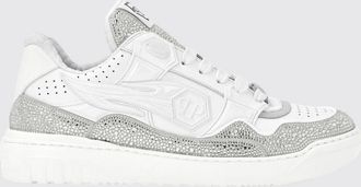 Philipp Plein Sneakers in pelle e gomma con strass