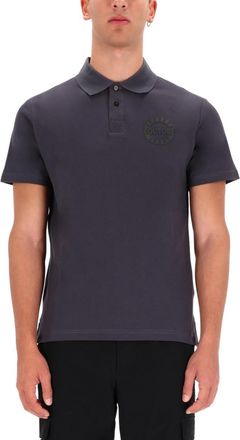 Versace Jeans Couture Dark Grey Shirt Collar Polo