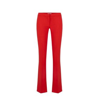 Elisabetta Franchi Dames, Broeken, Rood, Maat: XL