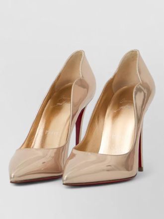 Christian Louboutin deep neckline calfskin stiletto pumps