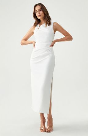 BWLDR Keir Dress in White at Nordstrom, Size 14