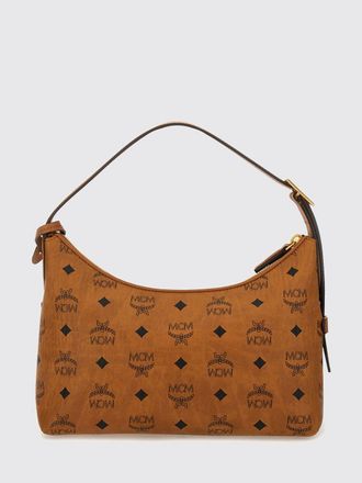 MCM Borsa MCM in cotone spalmato con logo all over