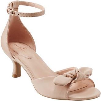 Bandolino Andora Ankle Strap Kitten Heel Sandal in Light Pink 680 at Nordstrom, Size 7.5
