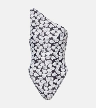 Same Swim Ba&ntilde;ador asim&eacute;trico estampado