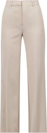 ottod'Ame Straight Trousers, female, Beige, M, Valeria Wide Trousers