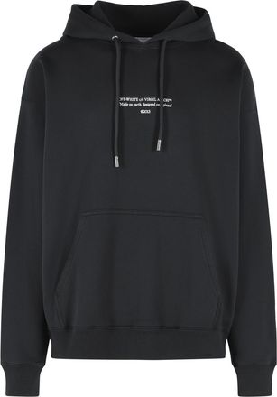 Off-white Off-White-Sweatshirt Statement aus schwarzer Baumwolle