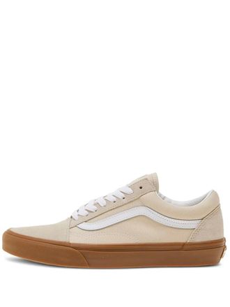 Vans Old Skool suede gum-sole sneakers - unisex - Calf Suede/Canvas/Rubber/Fabric - 6 - Neutrals