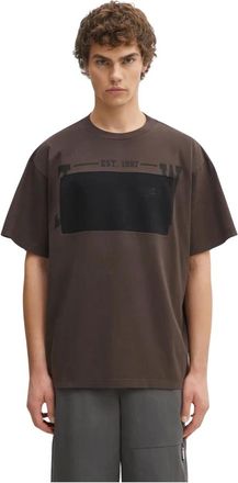 Maison Margiela Tops, Heren, Bruin, S, T-Shirts
