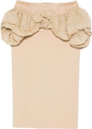 Max Mara Sbaccano Ruffled Midi Skirt