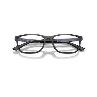 Emporio Armani Glasses, unisex, Black, Size: 55 MM Optical Frame
