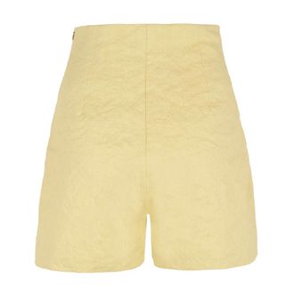 Cortana Dames, Korte broeken, Geel, Maat: 2XS Satijn