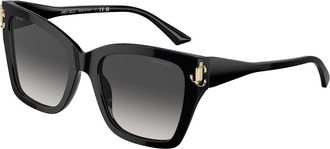 Jimmy Choo London JC5012F Asian Fit 50008G Womens Sunglasses Black Size 54