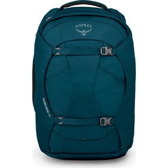 Osprey Fairview 40-Liter Travel Backpack in Night Jungle Blue at Nordstrom