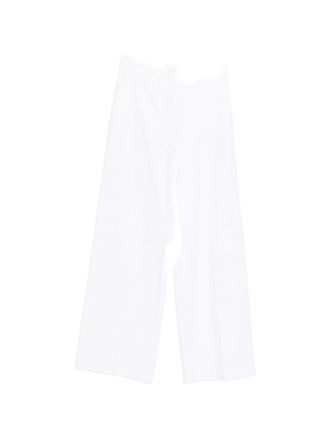 Via Masini 80 Baumwollhose mit weitem Bein