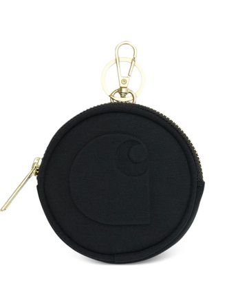 Carhartt Work in Progress logo-embossed round wallet - men - Nylon - One Size - Black