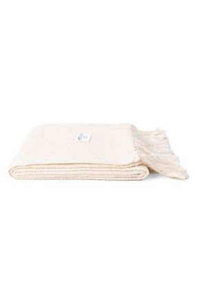 Ettitude Luxe Throw Blanket in Natural at Nordstrom
