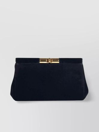 Dolce & Gabbana marlene medium velvet clutch bag