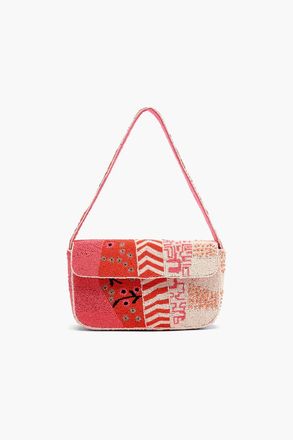 America & Beyond Womens Tigerlily Beaded Bag In Pink