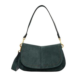 Gianni Chiarini Helena Round - Dames - Schoudertassen - Groen - ONE Size - Leer - Tassen