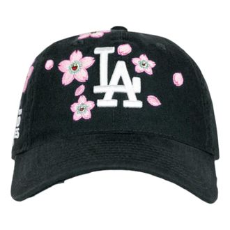 New Era x Takashi Murakami x MLB World Tour Tokyo Series 2025 New Era 9TWENTY Dodgers Strapback Hat Black 22708-BLAC-DGRS