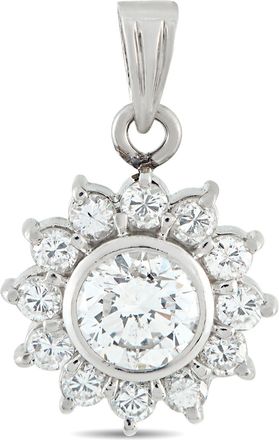 Luxury Bazaar Platinum 1.74ct Diamond Pendant MF57-101525