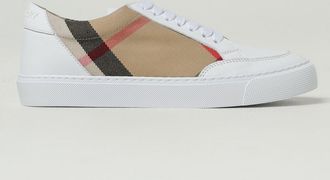 Burberry Sneakers Burberry in pelle e canvas check