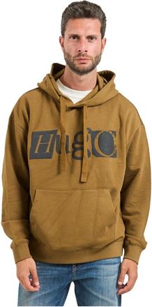 HUGO BOSS Hombre, Sudaderas, Verde, Talla: XL