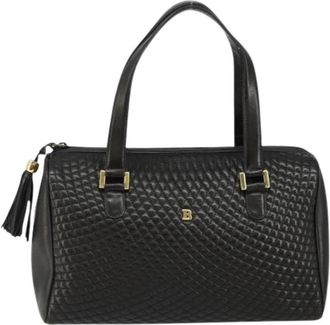 Bally Pre-owned Vintage Handtas - Dames - Vintage Handtas - Zwart - ONE Size - Leer - Vintage