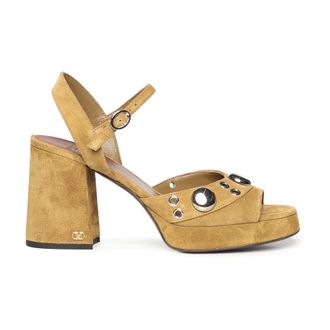 Valentino Garavani High Heel Sandals, female, Beige, Size: 9 US High Heel Sandals