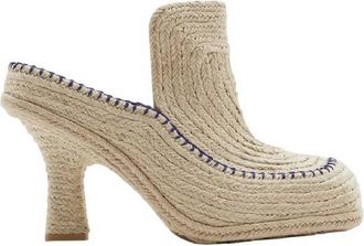 Burberry Highland Woven Cord Mules, Brand Size 35 ( US Size 5 )