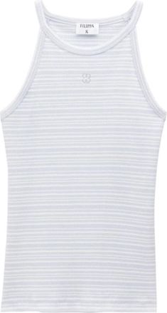 Filippa K Sleeveless Tops - Dames - Tops zonder mouwen - Grijs - XS - Katoen - Tops